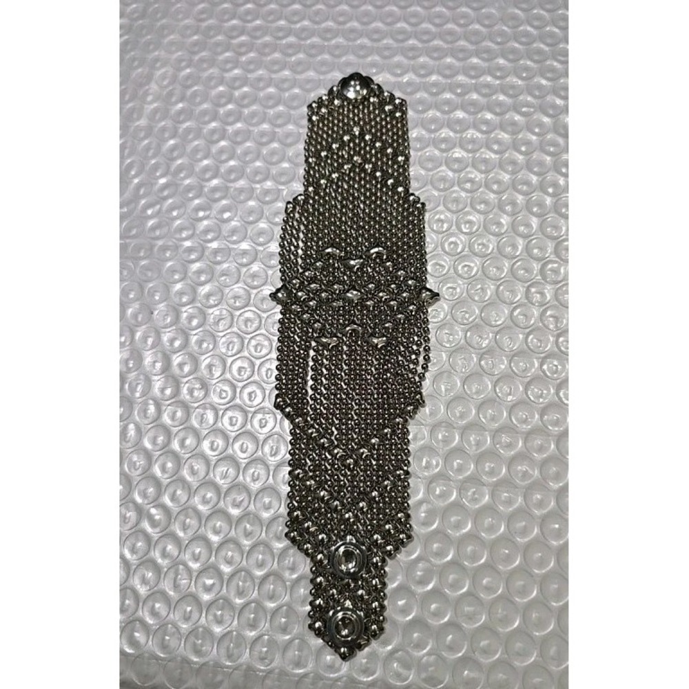 Sergio Gutierrez SG Liquid Metal Bracelet Diamond Dance " W/8"L